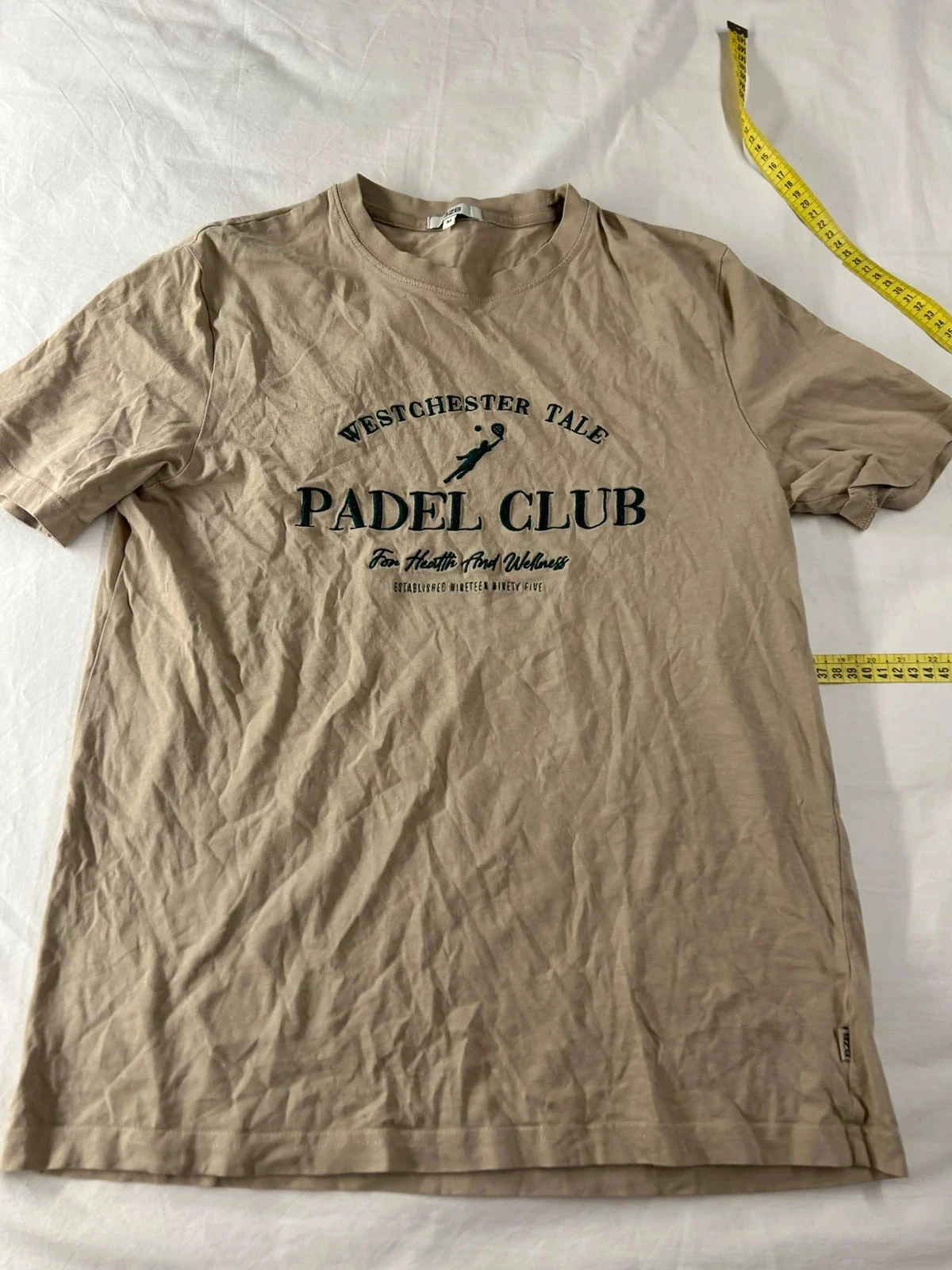 Beige bedrukt t-shirt bzb – photo 2
